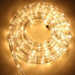 Guirlande lumineuse led d'extrieur de 30 m, tube flexible et connectable avec 8 modes, tanche, pour ...