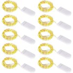 Guirlande lumineuse [lot de 20], mini guirlande led a pile m 0 leds fil de cuivre int�rieur et ext�rieur ...