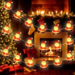 Guirlande lumineuse de noël 2 m 20 led à piles, étanche, décoration d'intérieur et d'extérieur pour sapin, ... Guirlande lumineuse de noël 2 m 20 led à piles, étanche, décoration d'intérieur et d'extérieur pour sapin, ...