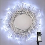 Guirlande lumineuses no�l int�rieur 20m 200 led electrique sapin de no�l lumi�res ext�rieure 8 modes ...