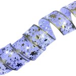 Guirlande lumineuse de no�l - ruban argent�, lumi�re blanche froide - 10 m, 100 lampes, bo�tier � piles ...