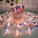 Guirlande lumineuse papillon ? id�ale pour no�l, la saint - valentin, halloween, la d�coration int�rieure ...