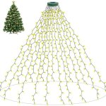 Guirlande lumineuse sapin de noel 8 modes 400 led 2m 16 branche decoration, pour arbre de 100 cm � 240 ...