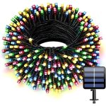 Guirlandes lumineuses solaires Étanches multicolore - 20m 200 led pour extérieur jardin balcon maison ... Guirlandes lumineuses solaires Étanches multicolore - 20m 200 led pour extérieur jardin balcon maison ...
