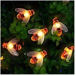 Guirlande lumineuse solaire de jardin 50 led - 7 m - 8 modes - �tanche - pour ext�rieur et int�rieur ...