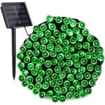 Guirlande lumineuse solaire de no�l de 12 m, 100 led, 8 modes, �tanche, id�ale pour un jardin, un mariage, ...