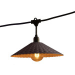 Guirlande lumineuse vinty noir acier 6m