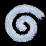 Guirlande de noël boa large 15 cm blanc longueur 2 mètres - feeric christmas Guirlande de noël boa large 15 cm blanc longueur 2 mètres - feeric christmas