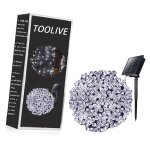Guirlande solaire ext�rieure, 22m 200 led guirlande lumineuse no�l solaire �tanche 8 modes d�coratives ...