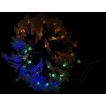 Guirlande solaire led multicolore 3 dimensions werka pro 6. 5m (30 led)