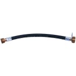 Lyre souple butane propane 20x150 femelle - raccord bouteille long 350 mm