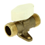 Gurtner - vanne de barrage 1 / 4 tour 20b m�le 20 - 27 butane - propane