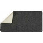 Tapis de bain uni en polyester chocolat 60x120cm Tapis de bain uni en polyester chocolat 60x120cm