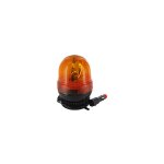 Gyrophare adaptable 12v 55w avec fixation base magntique et ventouse. ampoule h1.