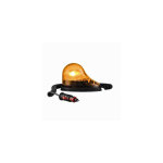 Gyrophare goutte deau magntique orange 12 / 24 v