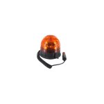Gyrophare et gyroflash  led (3 modes: 2 flash + 1 rotatif), 10 - 30v, 36w, orange, avec support magntique ...
