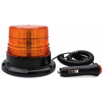 Gyrophare led orange 12v sans fil lumi�re stroboscopique feux clignotant magnetique d'urgence signalement ...