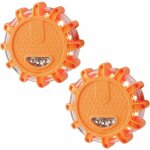 Gyrophare led orange, 2pcs balise de signalisation lumineuse led, lumire d'urgence d'avertissement, ...