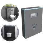 Wedi - habillage bati support i board avec revetement i board top pure blanc