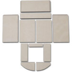 Kaminxpert - habillage de foyer b pour poles  chemine ariso de skantherm - vermiculite - 11 pices ...