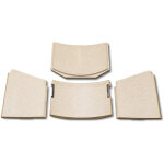 Kaminxpert - habillage de foyer pour po�les � chemin�e 51 de contura - vermiculite - 4 pi�ces