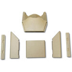 Kaminxpert - habillage de foyer pour poles  chemine 556 de contura - vermiculite - 6 pices