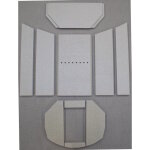 Habillage de foyer d pour po�les � chemin�e polar 8 de oranier - vermiculite - 10 pi�ces