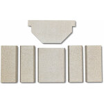 Habillage de foyer pour poles  chemine ultra - line 2 de jydepejsen - vermiculite - 6 pices