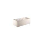 Aquarine - habillage stratifi blanc pour baignoire 1m60.