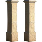 Habitat et jardin - lot de 2 piliers de portail 'tradition' - 41 x 41 x 200 cm