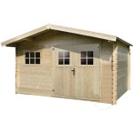 Habitat et jardin - abri jardin bois - 19, 72 m² - 4. 64 x 4. 25 x 2, 32 m - 28 mm Habitat et jardin - abri jardin bois - 19, 72 m² - 4. 64 x 4. 25 x 2, 32 m - 28 mm