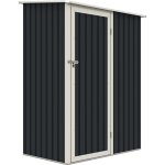 Habitat et jardin - abris de jardin mtal 'vega ii' - 1. 35 m - gris