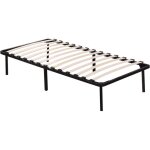 Habitat et jardin - cadre  lattes + pieds pour matelas de 90 x 190 cm - 13 lattes