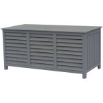 Habitat et jardin - coffre de jardin en bois 'macao' - 130 x 64 x 60 cm - anthracite Habitat et jardin - coffre de jardin en bois 'macao' - 130 x 64 x 60 cm - anthracite