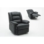 Habitat et jardin - fauteuil relax 'buckingham' - 85 x 93 x 100 cm - noir Habitat et jardin - fauteuil relax 'buckingham' - 85 x 93 x 100 cm - noir