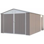 Habitat et jardin - garage métal 'nevada' avec porte battante - 15, 36 m² Habitat et jardin - garage métal 'nevada' avec porte battante - 15, 36 m²