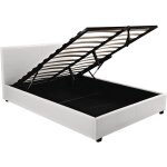 Habitat et jardin - lit double avec coffre 'carla' - 160 x 200 cm - blanc Habitat et jardin - lit double avec coffre 'carla' - 160 x 200 cm - blanc