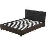 Habitat et jardin - lit double avec coffre 'carla' - 160 x 200 cm - noir Habitat et jardin - lit double avec coffre 'carla' - 160 x 200 cm - noir