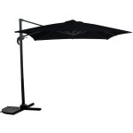 Habitat et jardin - parasol jardin d�port� - 2. 5 x 2. 5 m - noir