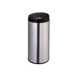 Habitex poubelle noire / inox avec dtecteur - talla