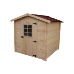 Habrita - abri madriers massif �paisseur 20 mm surface ext. 4, 08 m2 - al2020. 02n