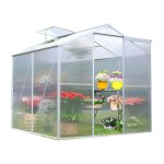 Habrita - serre jardin structure aluminium polycarbonate 4mm surface 2, 39m2 - sr1912j