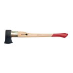 Bison - hache � fendre profiline longueur du manche 800 mm poids 2. 500 g t�te bomb�e manche en hickory ...