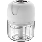 Hachoir � ail �lectrique, adapt� � l'ail, au poivre, � la viande hach�e, � la sauce citrouille, 250ml ...