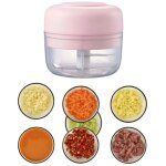 Hachoir � ail �lectrique portable, broyeur � gingembre et � ail, hachoir alimentaire portable pour la ...