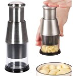 Hachoir � ail press�, presse - ail en acier inoxydable pour hachoir � main, mini coupe - l�gumes manuel, ...