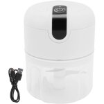 Gistuch - hachoir  ail, tasse en plastique de 250 ml, rechargeable par usb, lame en acier inoxydable ...