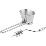 Gistuch - hachoir  coriandre en acier inoxydable, moulin manuel  pices et herbes, outils de broyage ...
