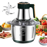 Hachoir electrique 500w 5l grande capacit� 5 vitesses 6 lames pour hacher viande l�gumes et fruits