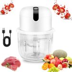 Hachoir lectrique de cuisine, mini coupe - oignons avec port usb, hachoir  oignons, batterie rechargeable ...